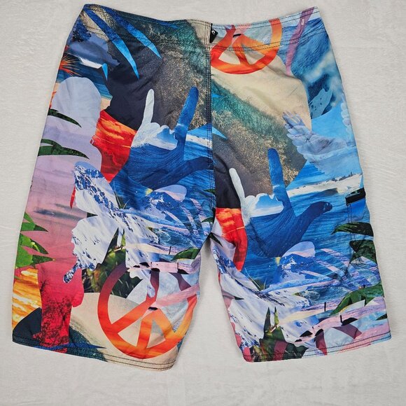 Ripcurl Mens Tropical Island Print Board shorts Size 34 - Picture 13 of 13